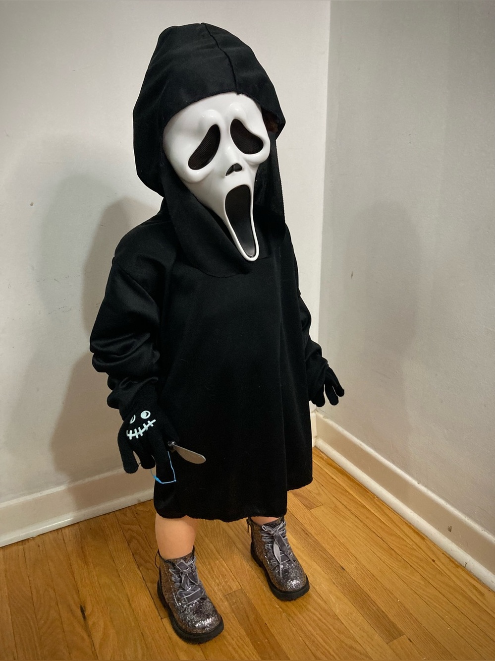Toddler/Child Scream 5pc Ghostface Costume Kit